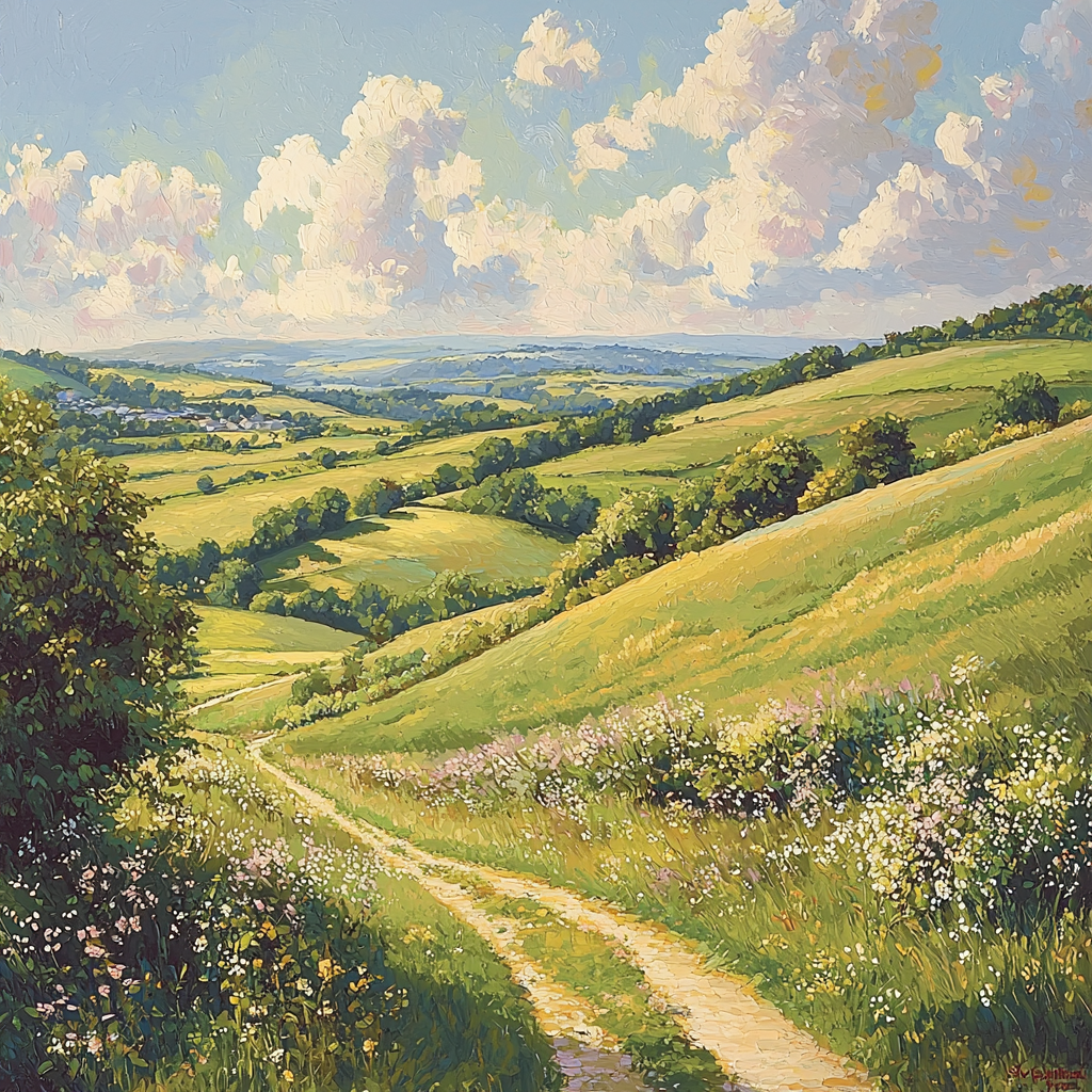 John Constable Inspired Pastoral Peace Painting Number Kit