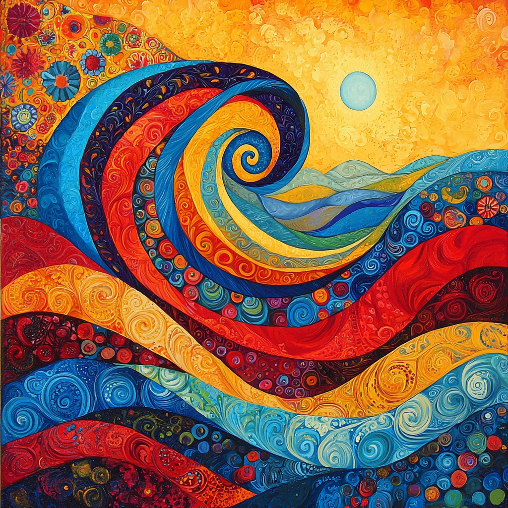 Frida Kahlo Inspired Tidal Waves Of Heritage Painting By Numbers Kit