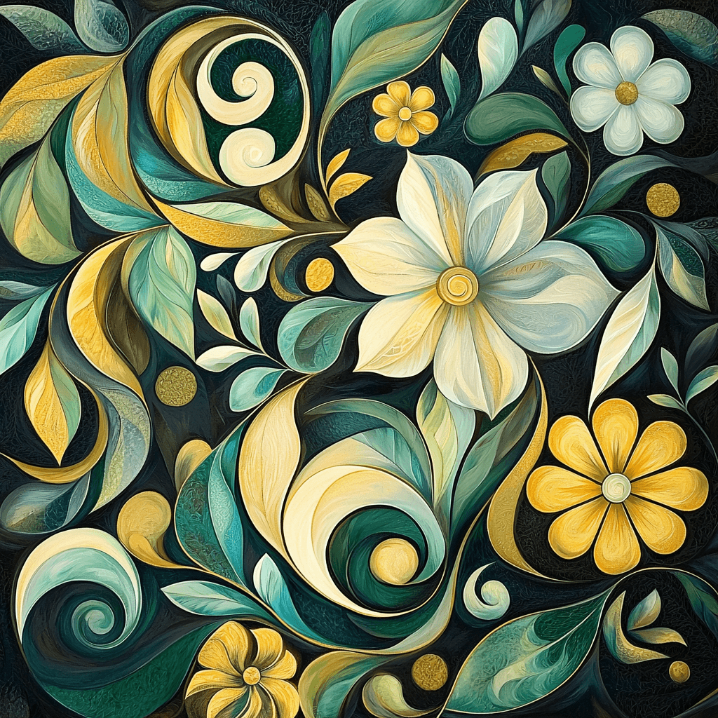 Gustav Klimt Inspired Golden Whispers Of Nature Painting By Numbers Kit