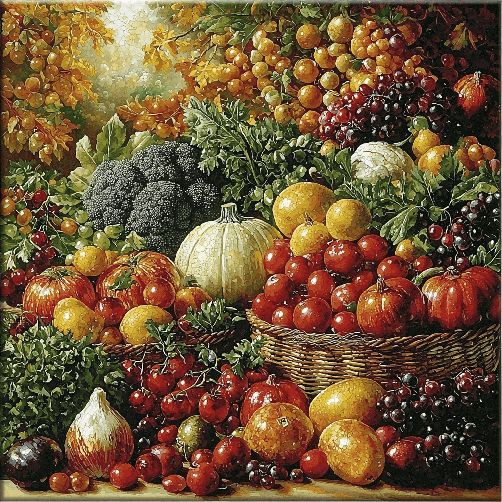 Vincent Van Gogh Inspired Inspired Harvest Abundance Paint By Numbers Art