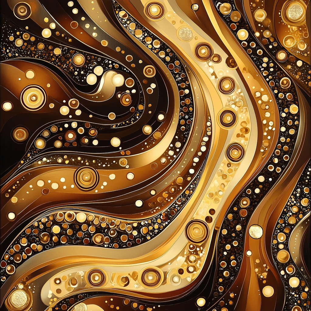 Gustav Klimt Inspired Timeless Elements Painting Number Kit