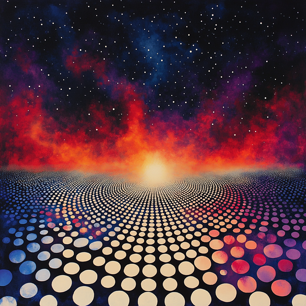 Yayoi Kusama Inspired Celestial Infinite Dots Numbered painting kits