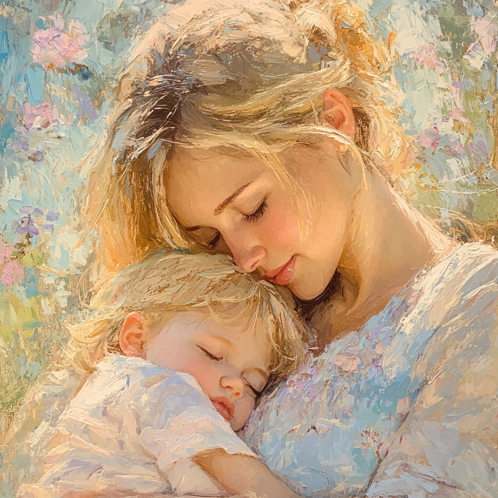 Sweet Moments Of Tenderness Number Painting