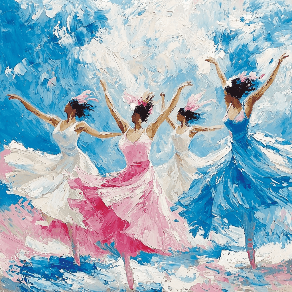 Edgar Degas Inspired The Colorful Dance Painting Number Kit