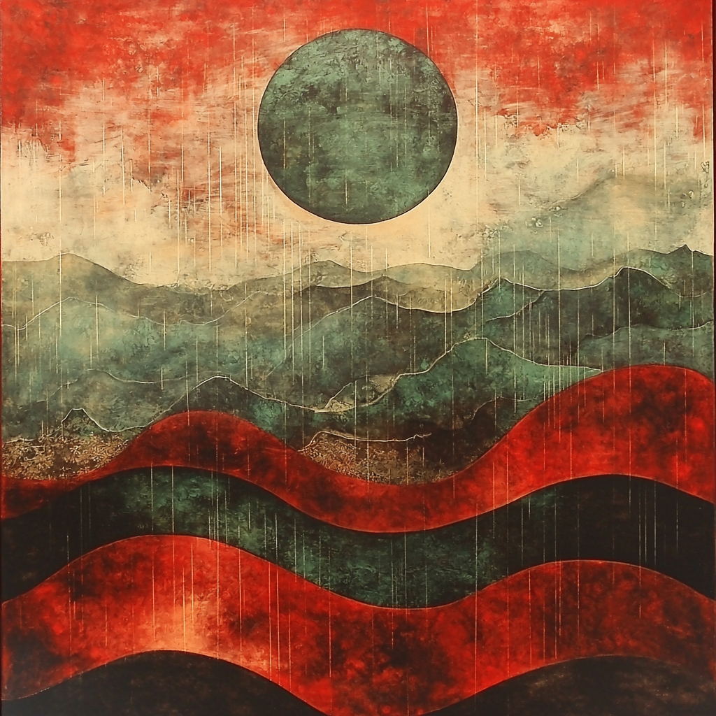 Nandalal Bose Inspired Mythic Landscapes DIY Paint By Numbers