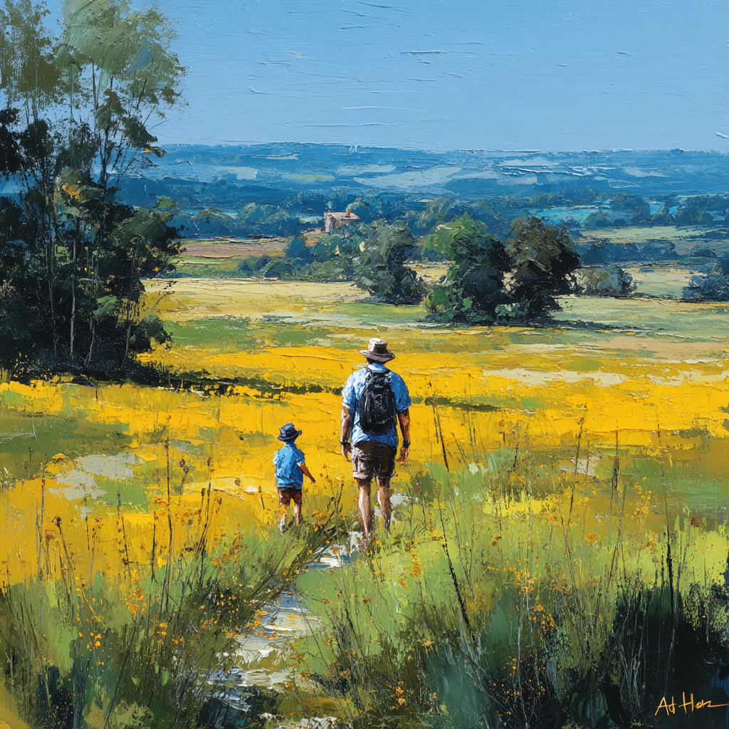 Summer Stroll Painting Number Kit