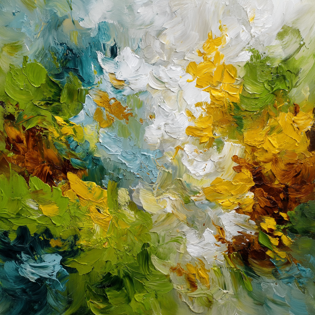 Jackson Pollock Inspired Nature's Whirl Paint By Numbers