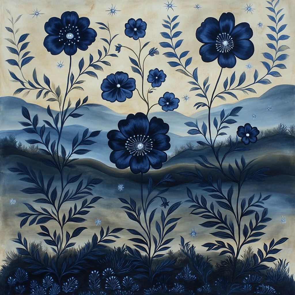 Leonardo Da Vinci Inspired Celestial Herbarium Numbered painting kits