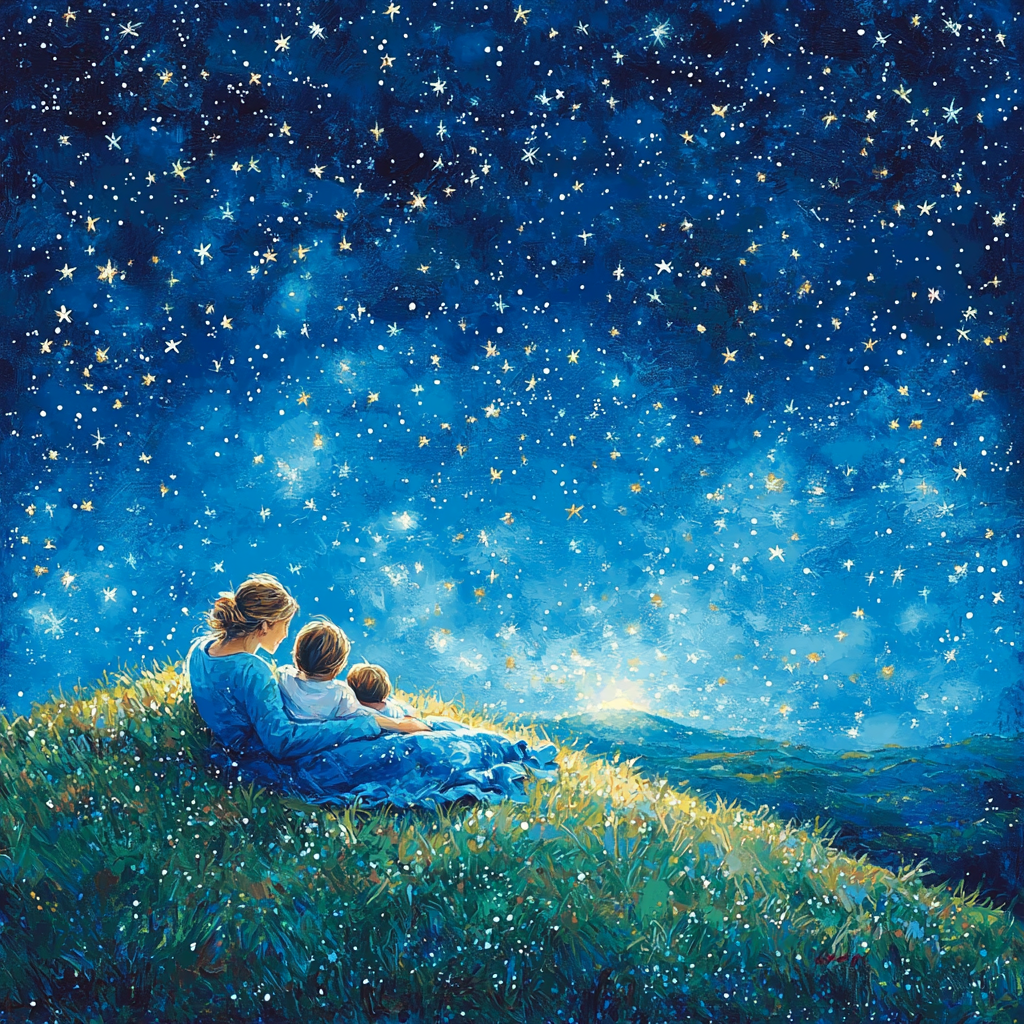 Dreaming Under The Stars DIY Paint By Numbers