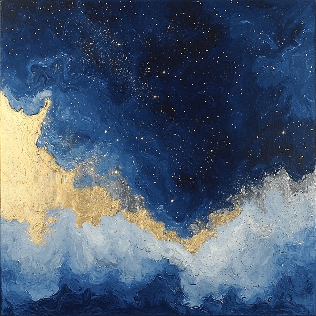 Paul Cézanne Inspired Celestial Splendor Numbered Painting Kits