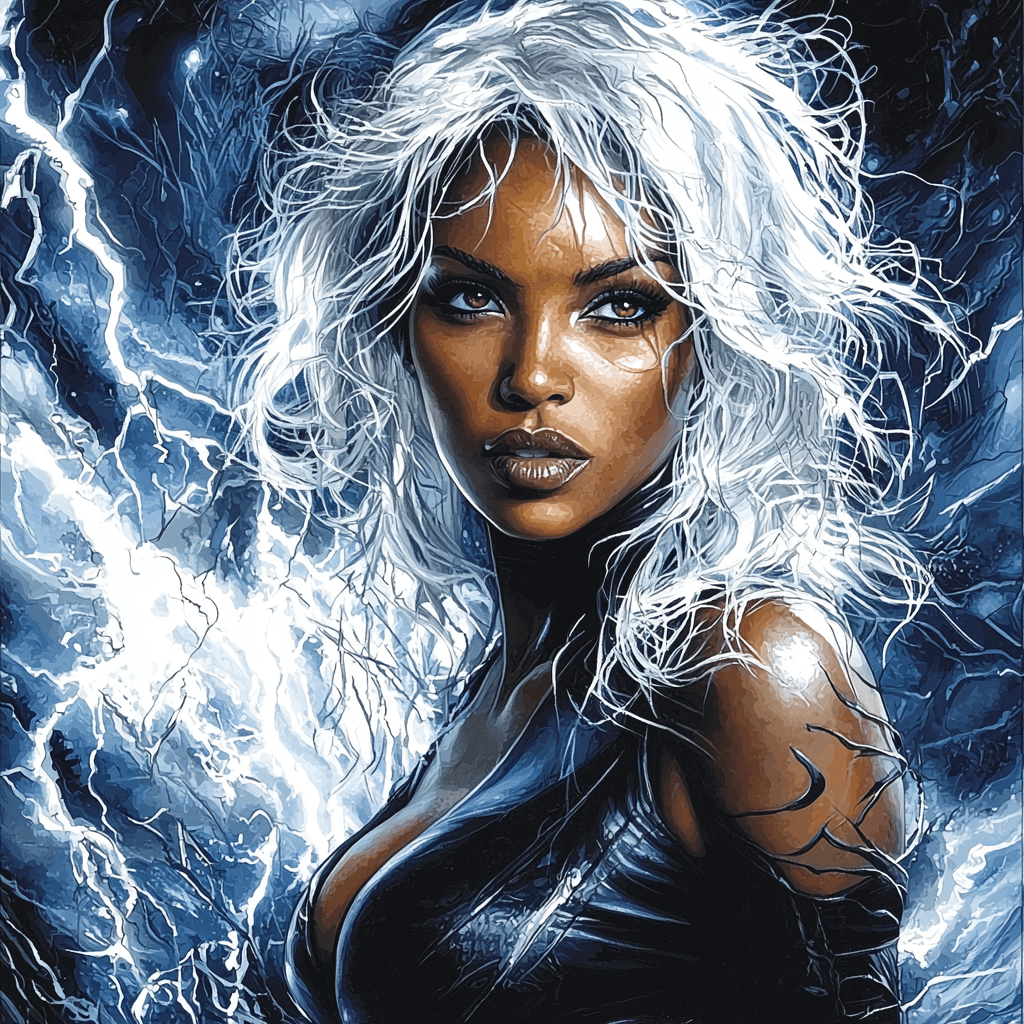 Halle Berry: Fierce And Fabulous Phoenix Paint By Numbers Art