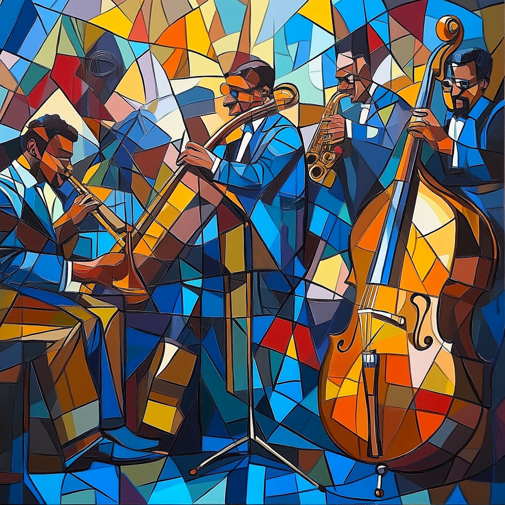 Picasso Inspired Jazz Ensemble painting number kit