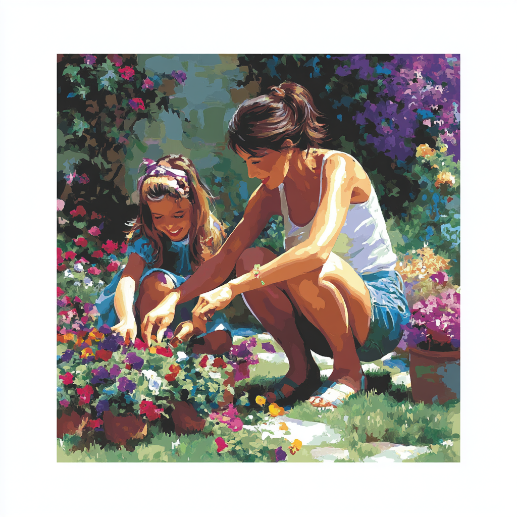 Garden Of Gratitude Paint By Numbers