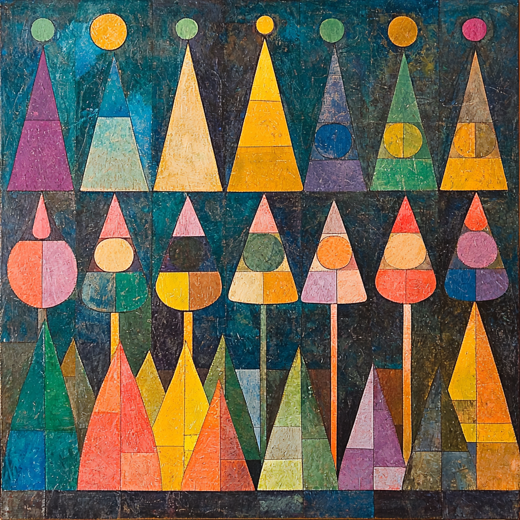 Paul Klee Inspired Childlike Wonder Paint By Number