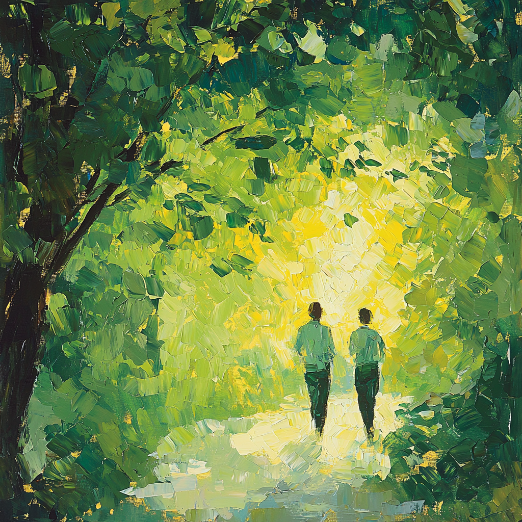 Pathway To Mother's Heart Paint By Color