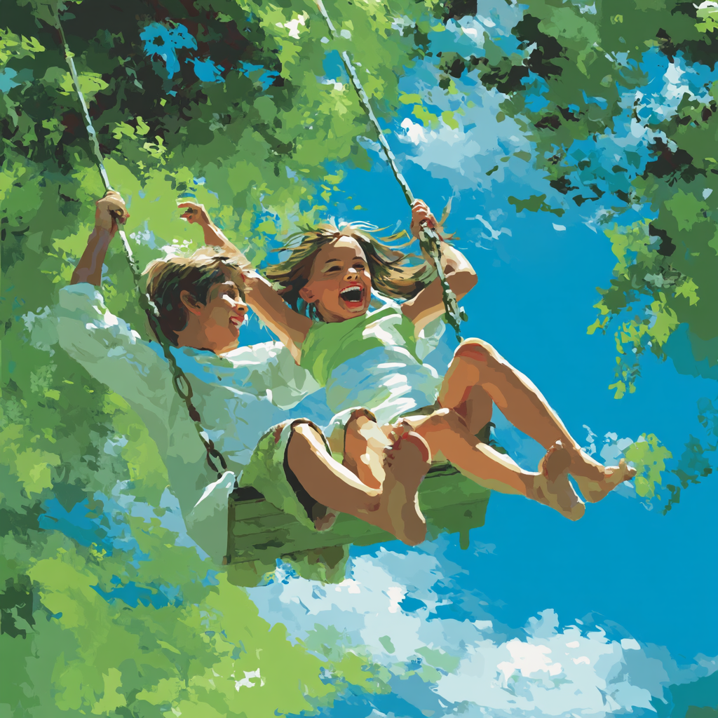 Dreams On A Swing Paint By Numbers Art