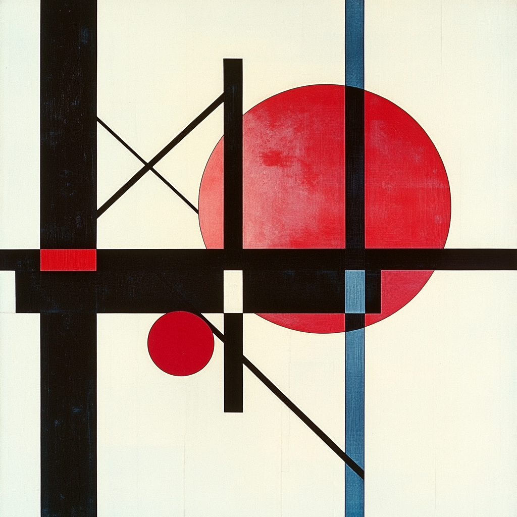 Kazimir Malevich Inspired Celestial Axes DIY paint by numbers