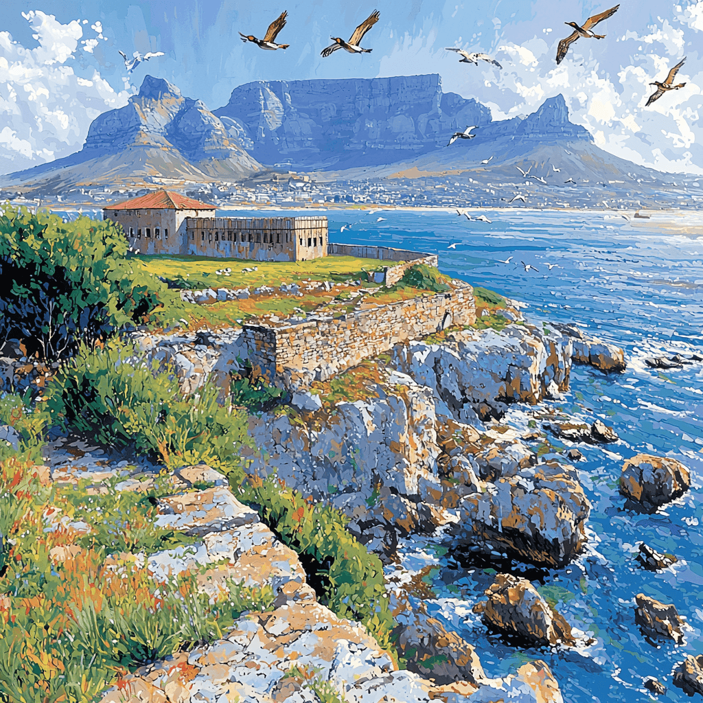 Robben Island - Cape Town Numbered Painting Kits