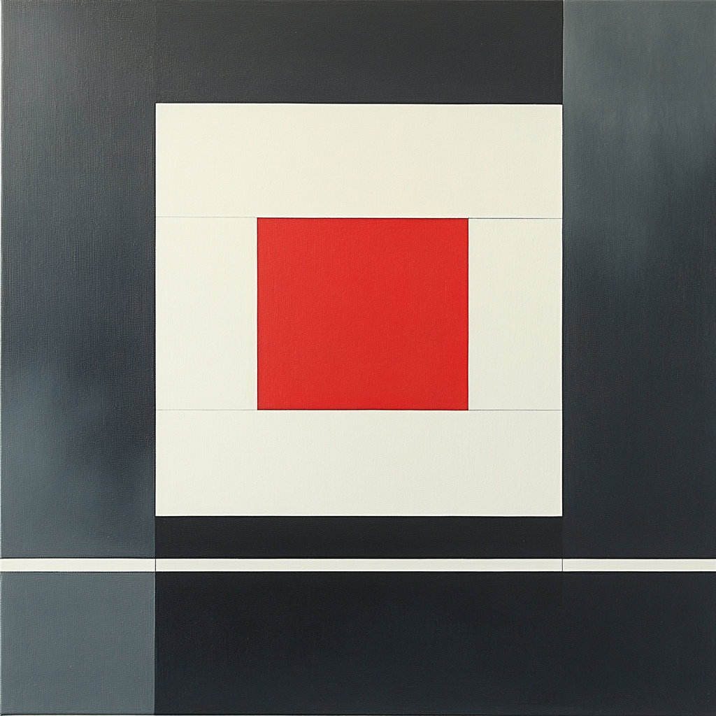Kazimir Malevich Inspired Silent Square DIY paint by numbers