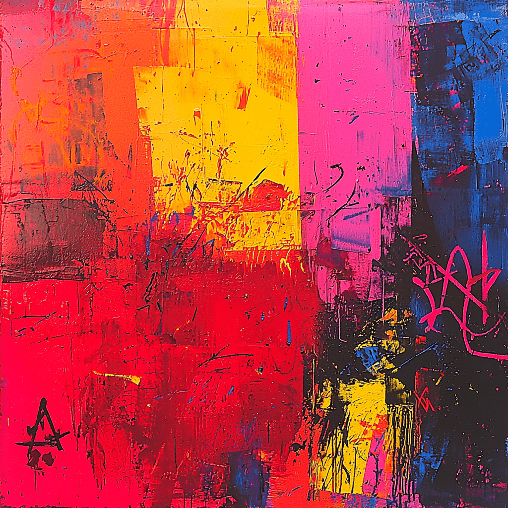 Jean-Michel Basquiat Inspired Urban Resilience Paint By Color