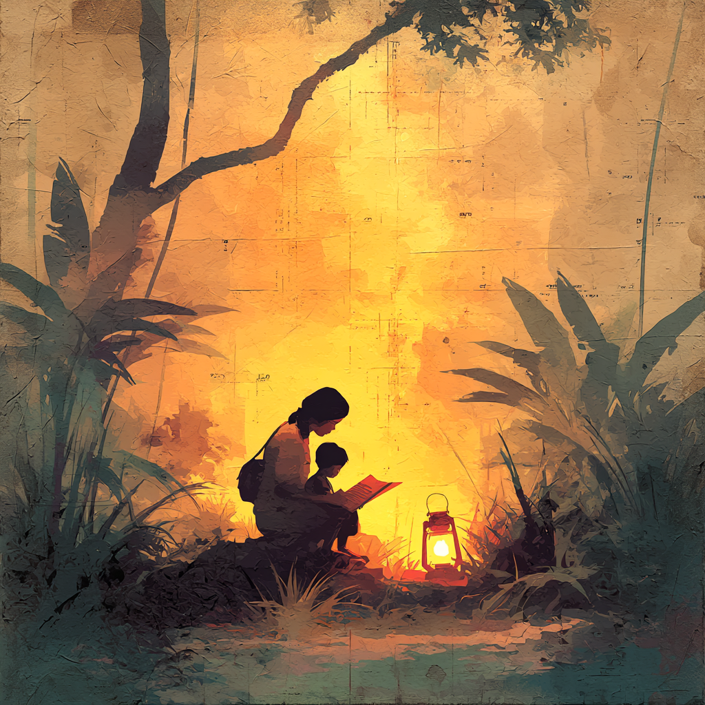 Eternal Light Of A Mother's Love Numbered Painting Kits