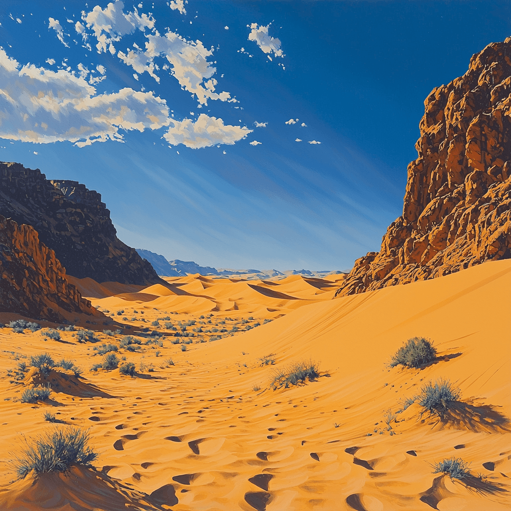 Gobi Desert Paint By Color