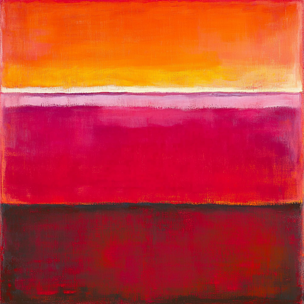 Mark Rothko Inspired Embers Of Emotion Paint By Numbers