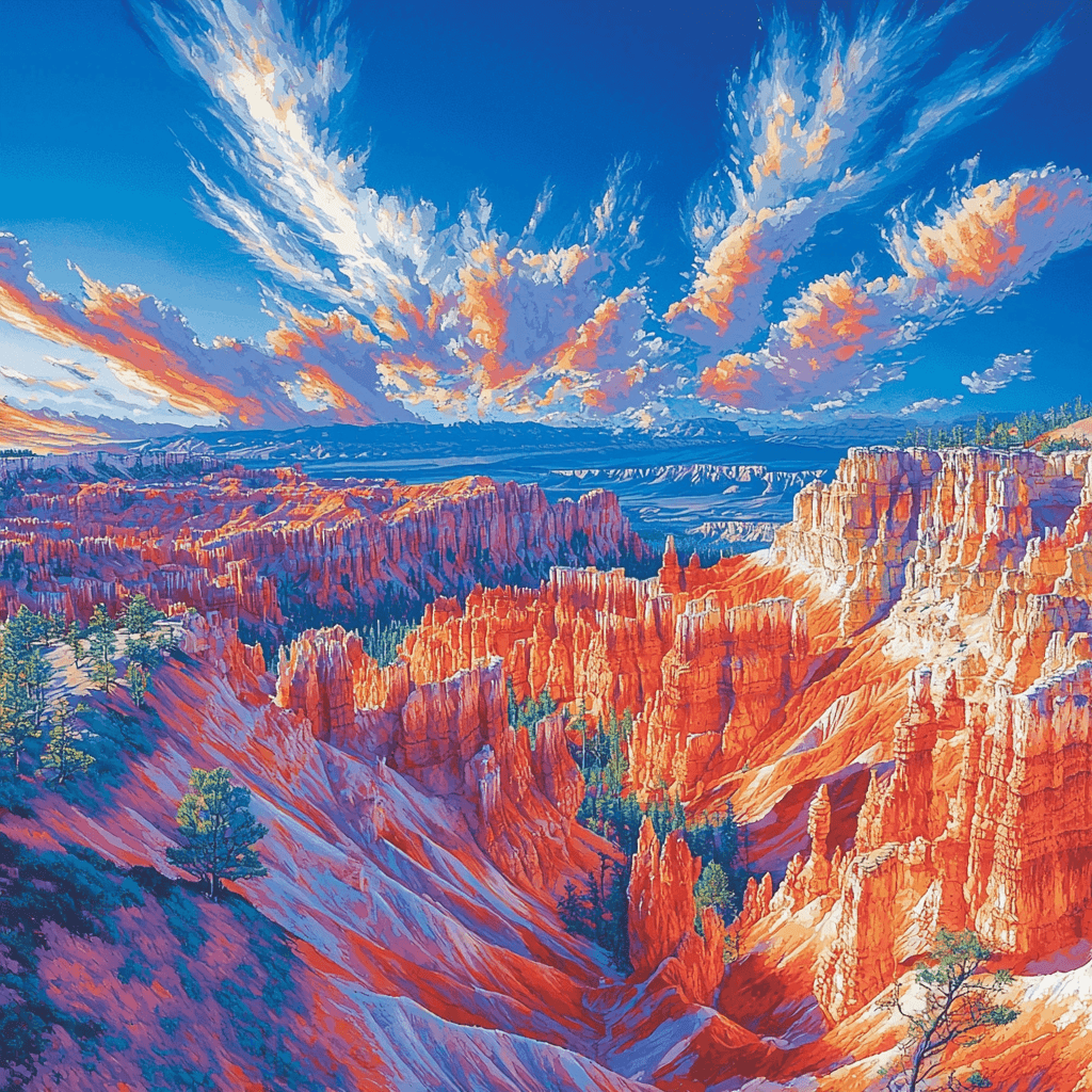 Bryce Canyon National Park - Utah, USA DIY Paint By Numbers