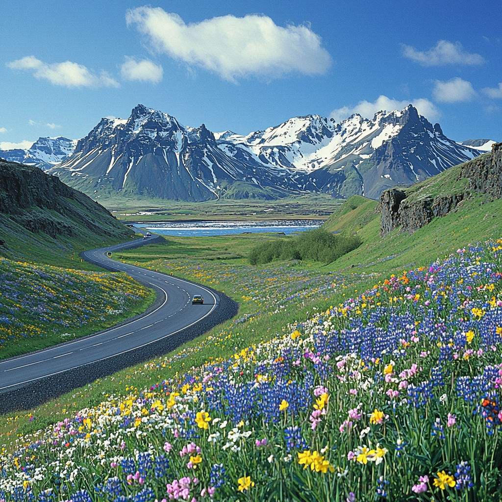 The Ring Road Of Iceland DIY Paint By Numbers