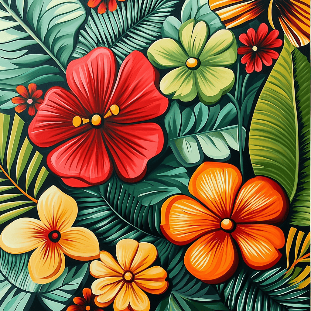 Frida Kahlo Inspired Garden Of Strength Paint By Numbers Kits