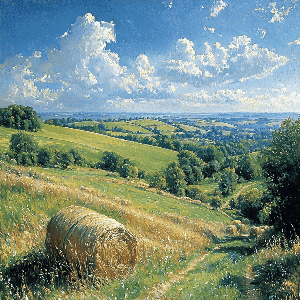 John Constable Inspired Rustic Countryside Scene Paint By Numbers