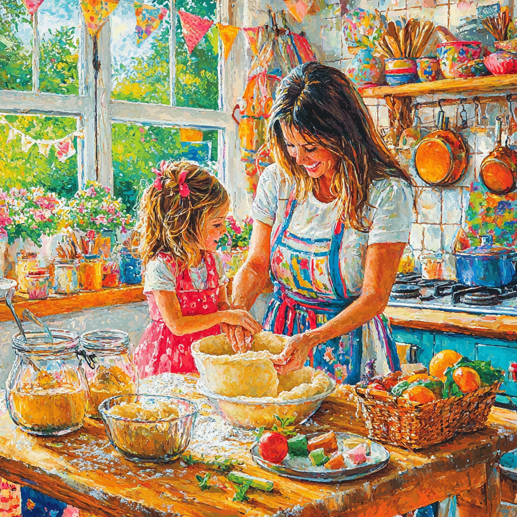 Mommy's Kitchen Magic DIY Paint By Numbers
