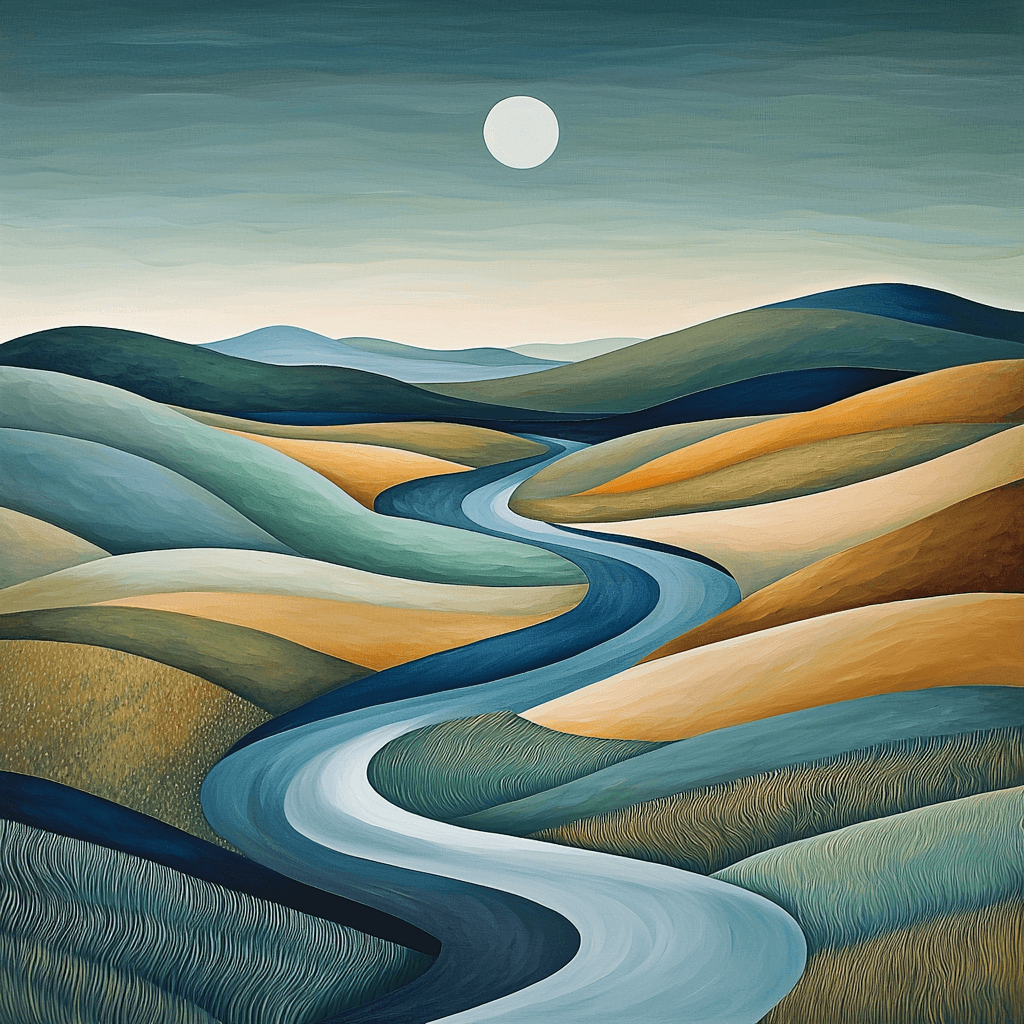 Nandalal Bose Inspired Riverine Rhythms Paint By Number