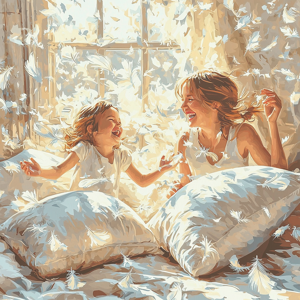 Moments Of Laughter Numbered Painting Kits