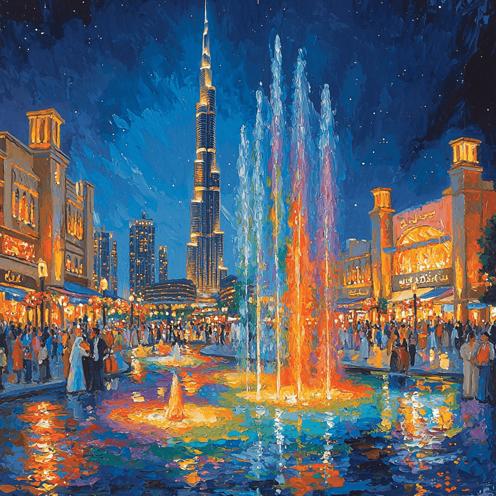 The Dubai Mall Paint By Numbers