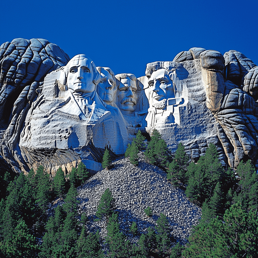 Mount Rushmore Paint By Number