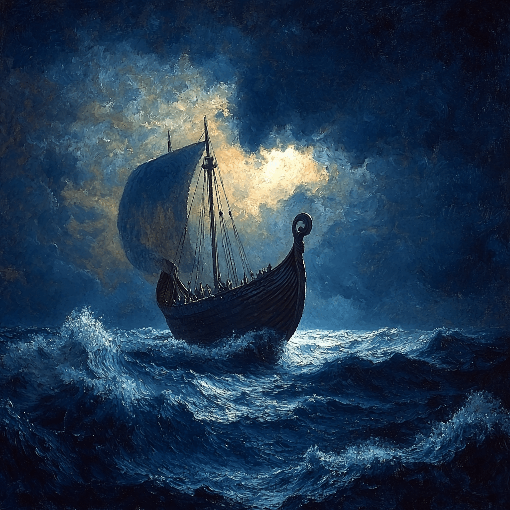 Thomas Eakins Inspired Viking Voyage Saga Paint By Numbers