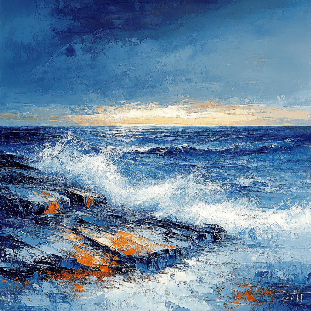 Arthur Lismer Inspired September Gales And Whitecaps painting number kit