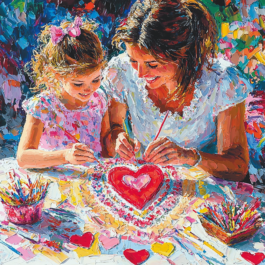 Caring Hearts Numbered Painting Kits