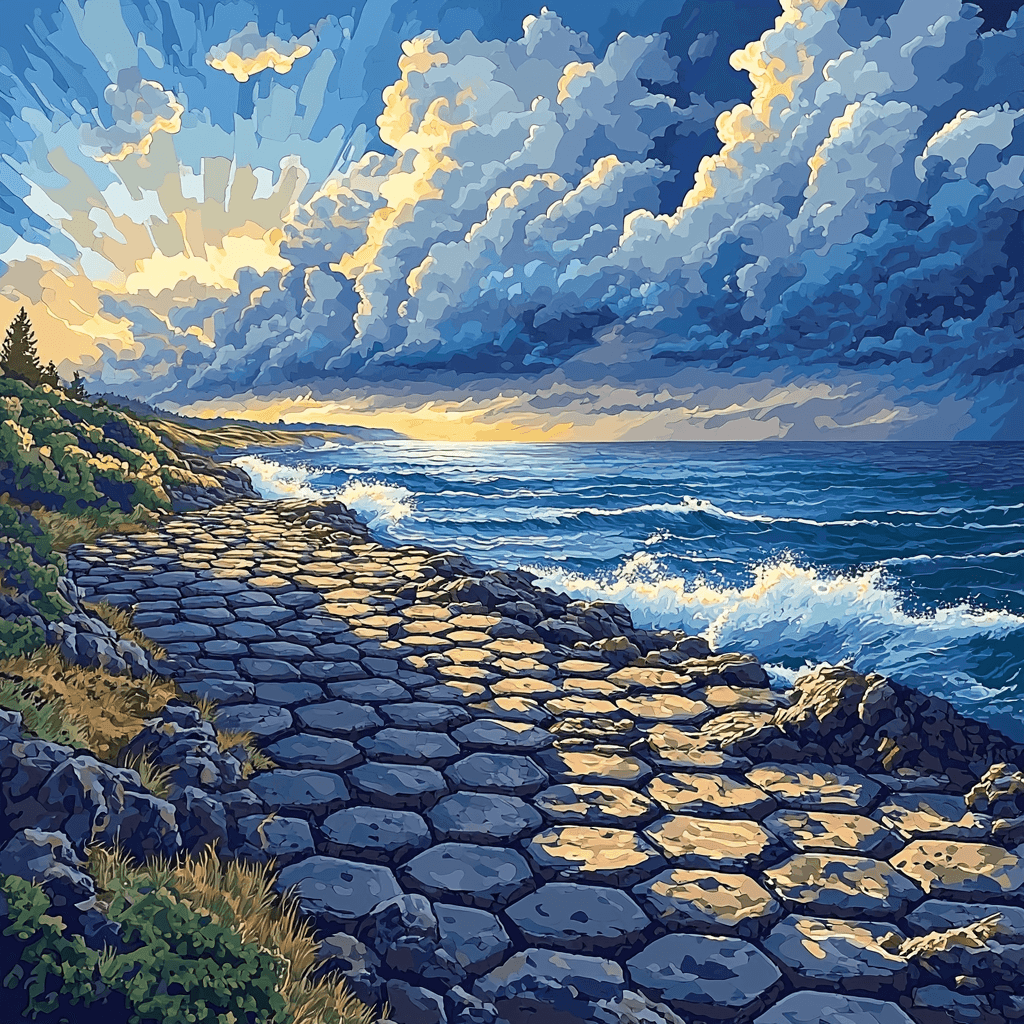 Giants Causeway - Northern Ireland Paint By Number