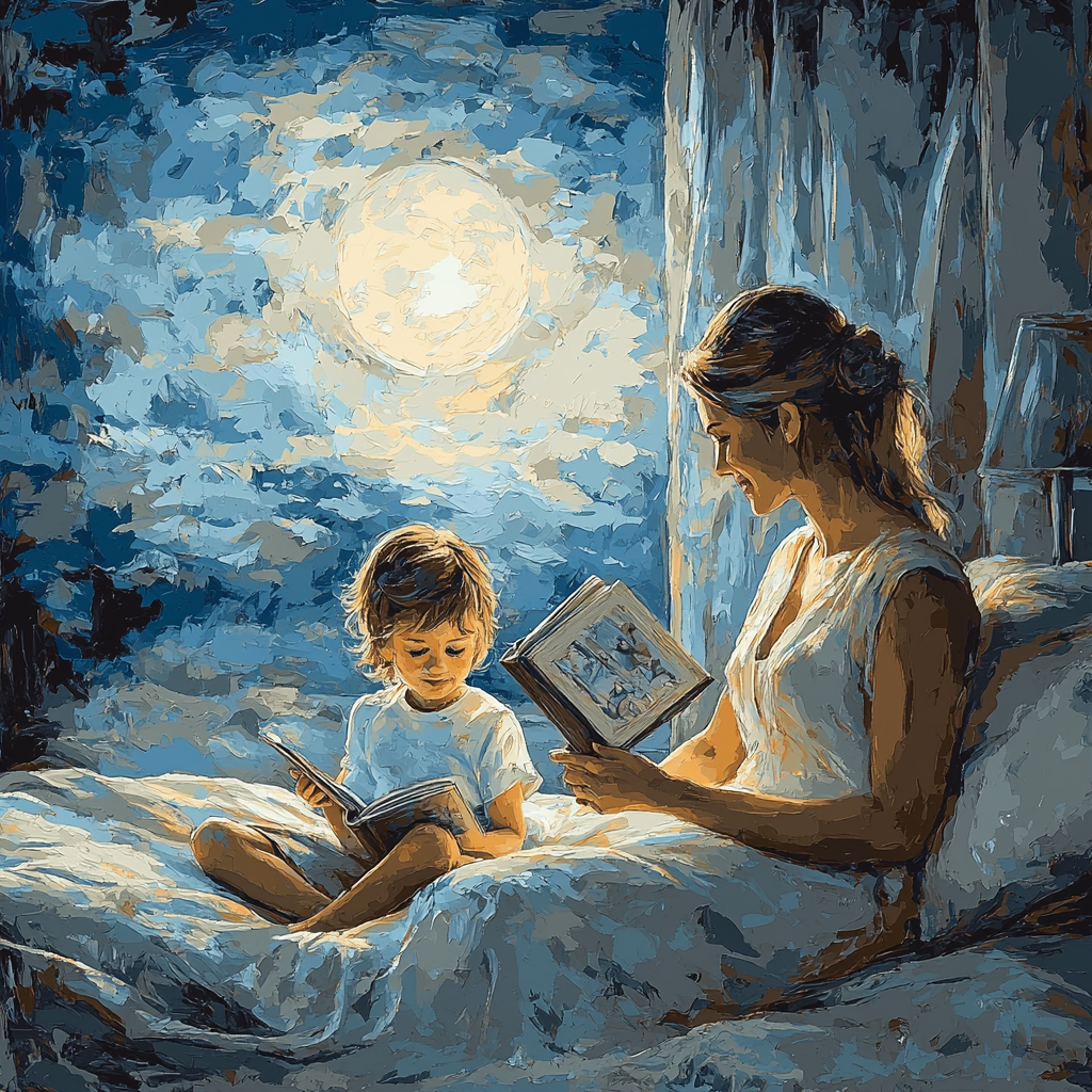 Moonlit Bedtime Story Paint By Numbers Kits