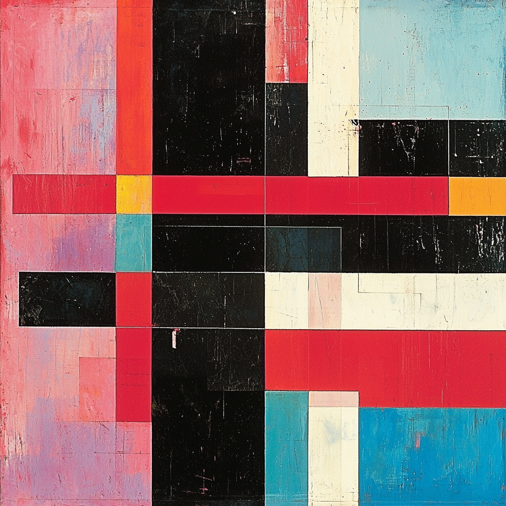 Kazimir Malevich Inspired Abstract Momentum Numbered Painting Kits