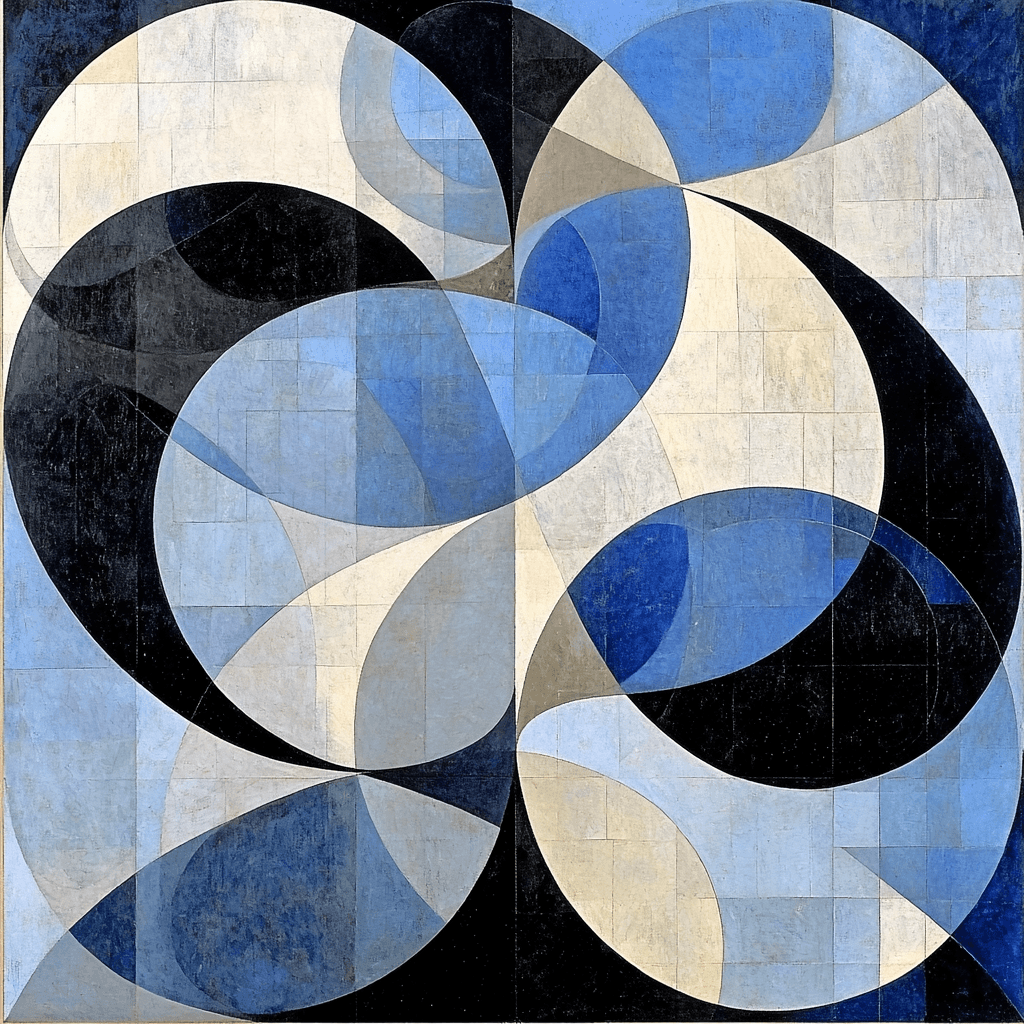 Kazimir Malevich Inspired Fluidity In Form Painting Number Kit