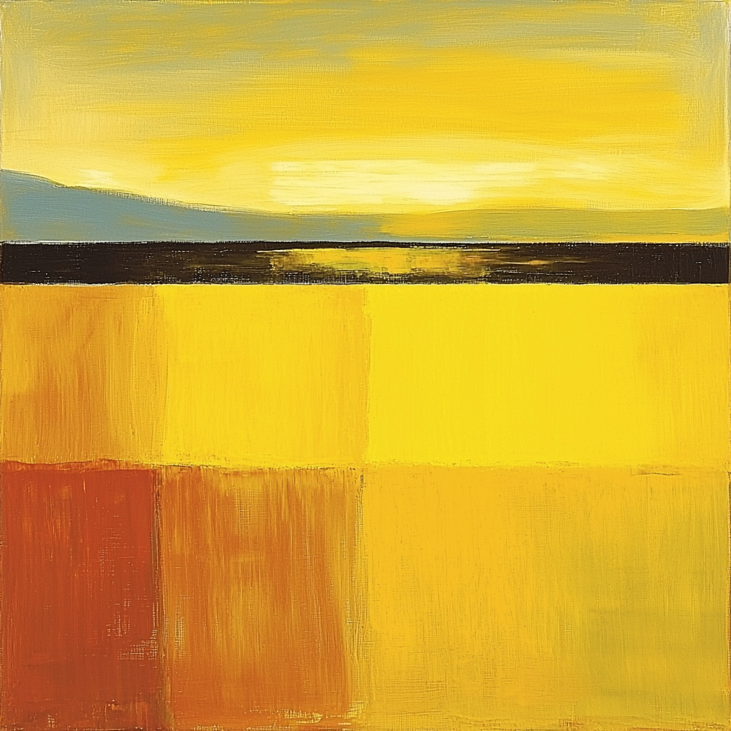 Mark Rothko Inspired Transcendent Reflections Paint By Numbers Art