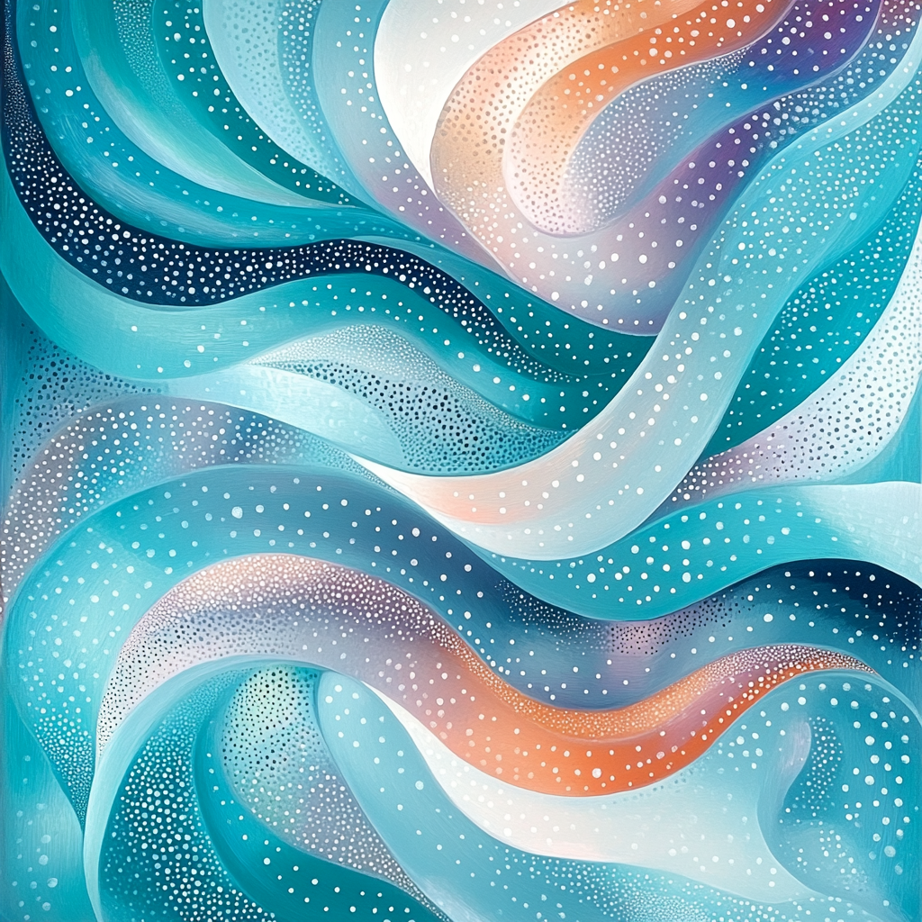 Georges Seurat Inspired Prism Current Paint by numbers art