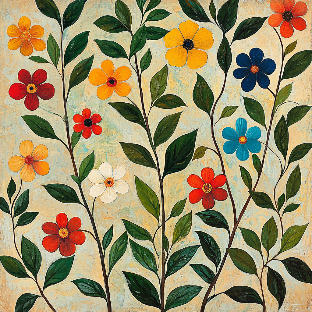 Leonardo Da Vinci Inspired The Eternal Garden DIY Paint By Numbers