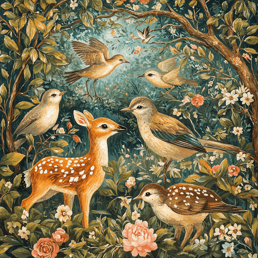 Audubon Inspired Majestic Animals DIY Paint By Numbers