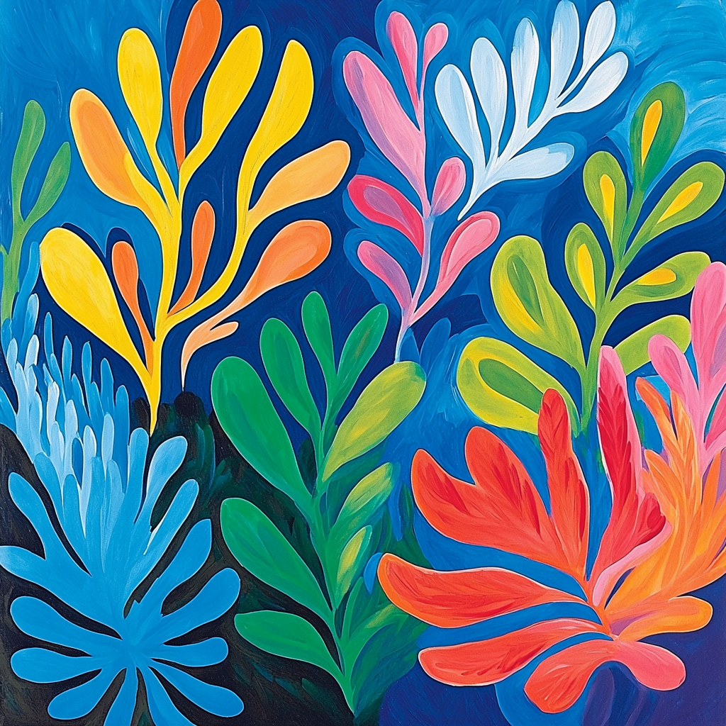 Henri Matisse Inspired Euphoric Echoes Paint By Numbers Art