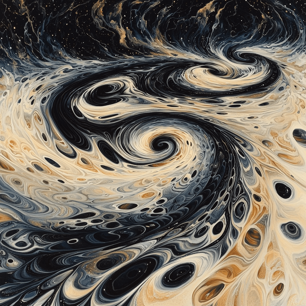 M.C. Escher Inspired Eternal Whirlpools Painting By Numbers Kit