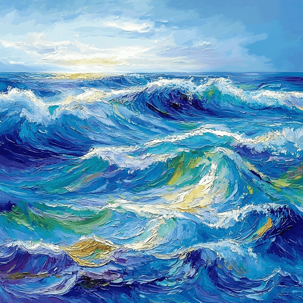 Henri Matisse Inspired Matisse's Ocean Symphony Paint By Numbers